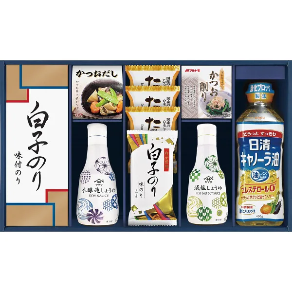 ชุดรวมซีอิ๊วสด Yamasa และสาหร่าย Shirako