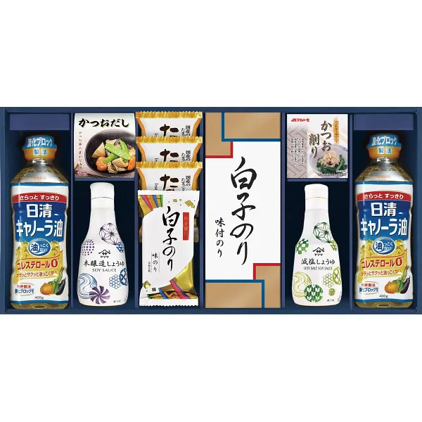 ชุดรวมซีอิ๊วสด Yamasa และสาหร่าย Shirako
