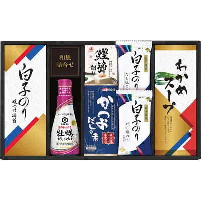 キッコーマン しょうゆ&白子のり食卓詰合せ