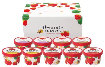 博多あまおうのこだわりアイス