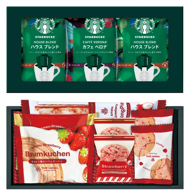 スターバックスコーヒー&あまおうバウムスイーツセレクト