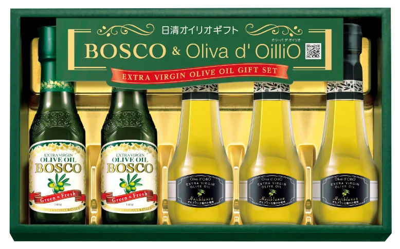 日清オイリオ ボスコ&オリーバデオイリオEXVオリーブオイルギフト