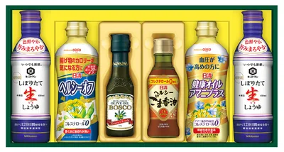 日清オイリオ ヘルシーオイル&生しょうゆギフト