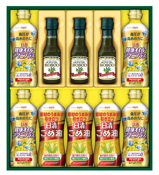 日清オイリオ ボスコオリーブオイル&バラエティオイルギフト