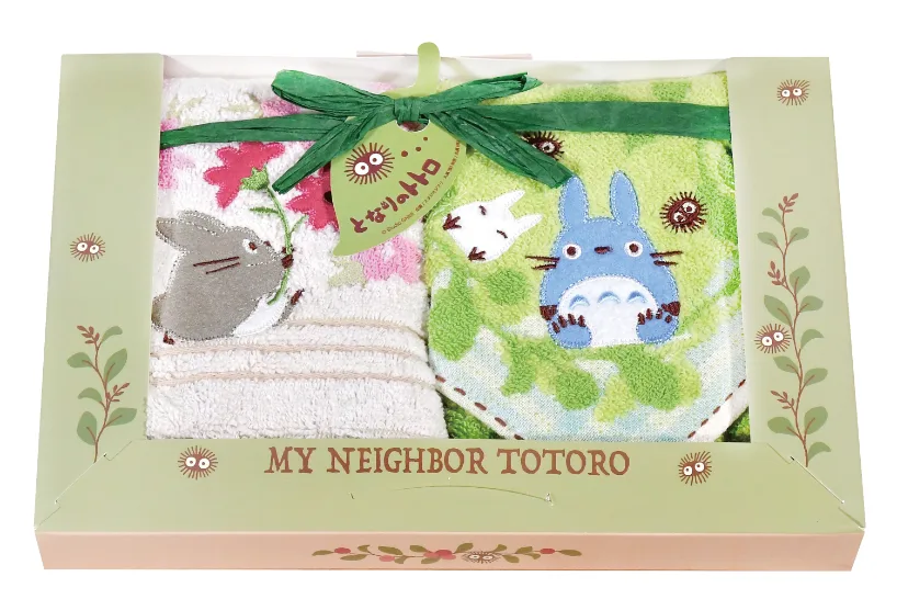 となりのトトロ 「森のひなたぼっこ」ウォッシュタオル2P