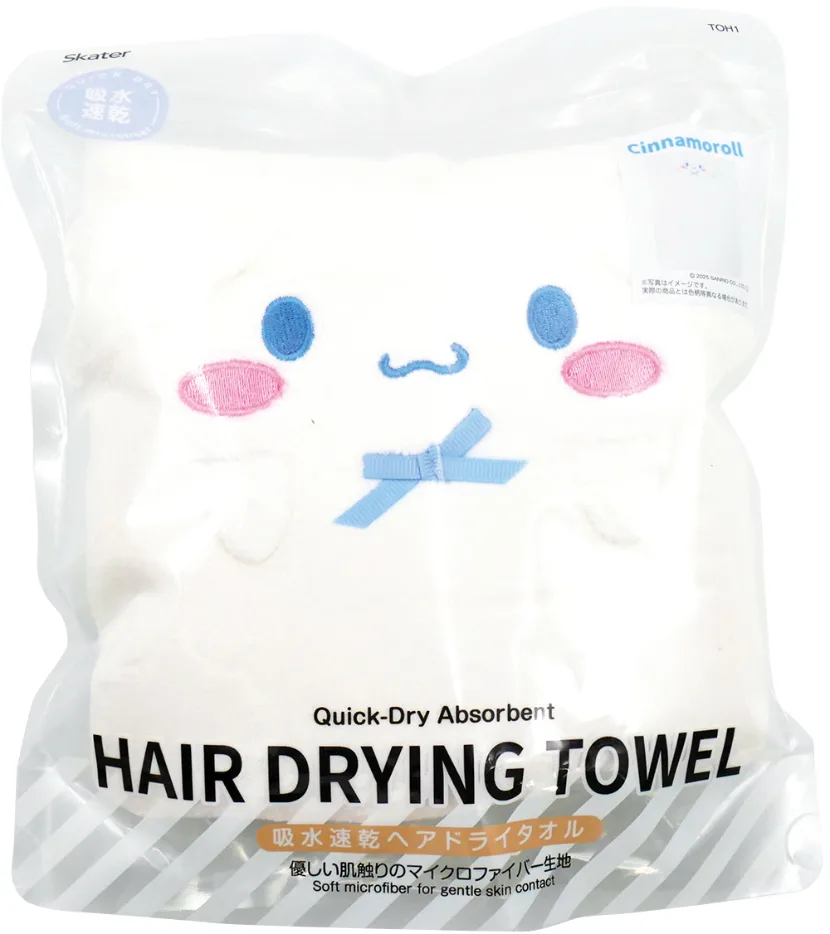 サンリオキャラクターズ 吸水速乾ヘアドライタオル