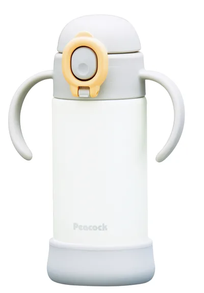ピーコック ベビーストローマグ ハンドル付き 350ml
