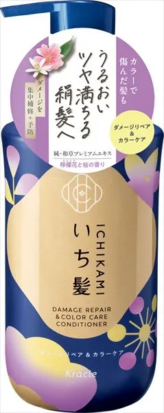 いち髪 ダメージリペア&カラーケア コンディショナー ポンプ
