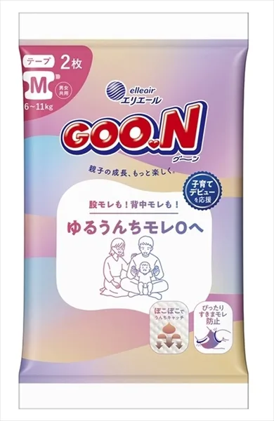ผ้าอ้อม Goo.n ไซซ์ M กันซึมอึเหลว