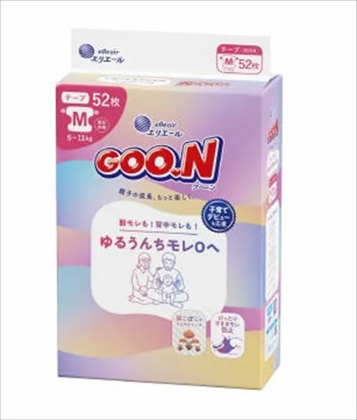 ผ้าอ้อม Goo.n ไซซ์ M กันซึมอึเหลว