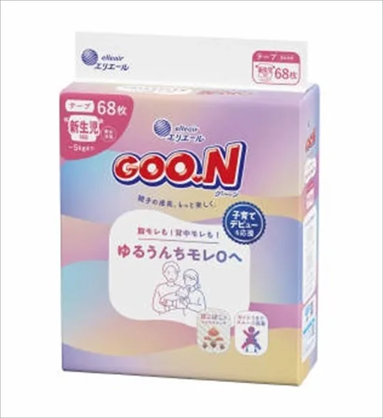 ผ้าอ้อม Goo.n สำหรับทารกแรกเกิด กันซึมอึเหลว
