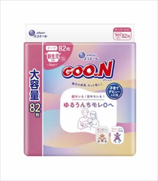 ผ้าอ้อม Goo.n สำหรับทารกแรกเกิด กันซึมอึเหลว