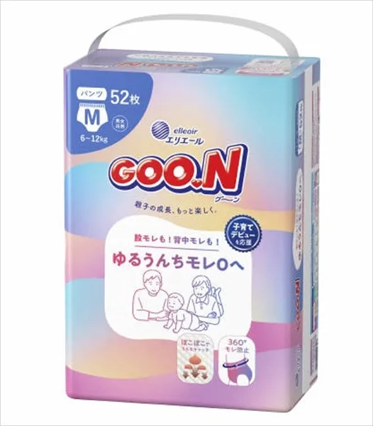 グーン ゆるうんちモレ0へ パンツ Mサイズ