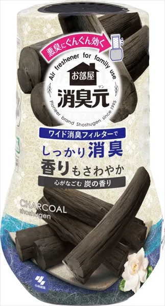 お部屋の消臭元心がなごむ炭の香り