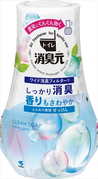 トイレの消臭元ふんわり清潔せっけん