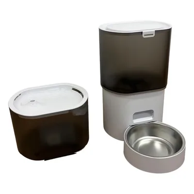 タイマー式自動えさやり器&給水器3点セット