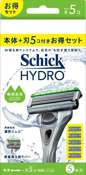 シック ハイドロ 敏感肌 コンボパック(本体+刃5コ)