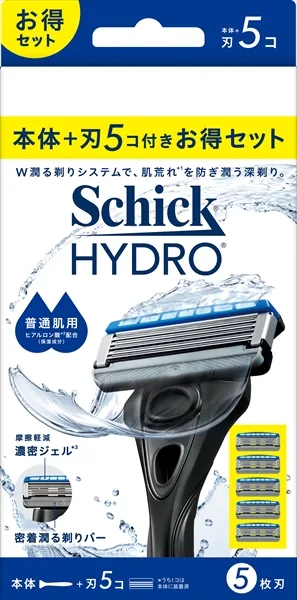シック ハイドロ 普通肌 コンボパック(本体+刃5コ)