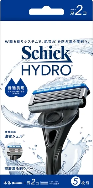 シック ハイドロ 普通肌 ホルダー(本体+刃2コ)