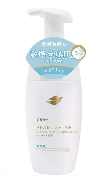 ダヴ パールシャイン 敏感肌 センシティブモイスチャー 泡洗顔料 ポンプ