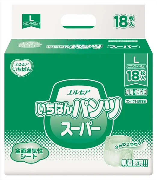 エルモアいちばん パンツスーパー 病院・施設用 L