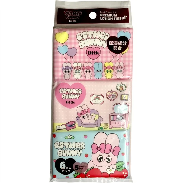 エスターバニーリトルローションミニポケットティシュ