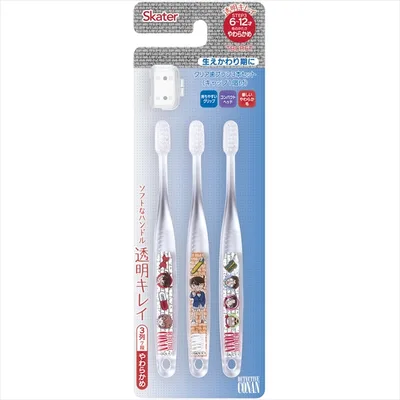 クリア歯ブラシ3本セット 名探偵コナン TBCR6T