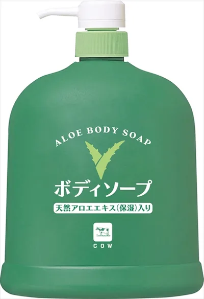Cow Brand Aloe Body Soap with Pump