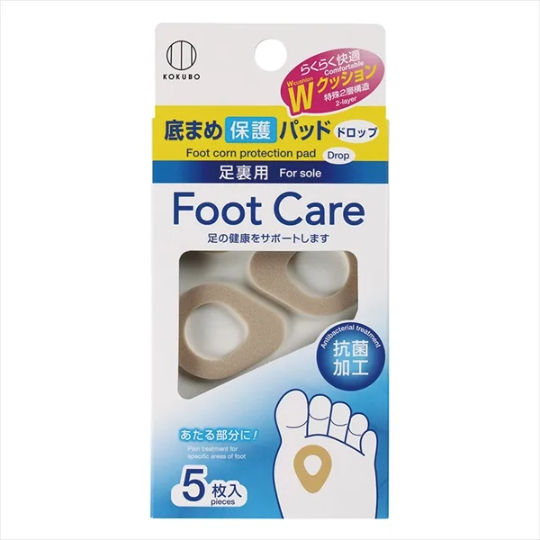 フットケア 底まめ保護パッド ドロップ
