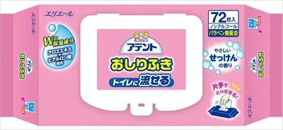 アテント流せるおしりふきせっけんの香り