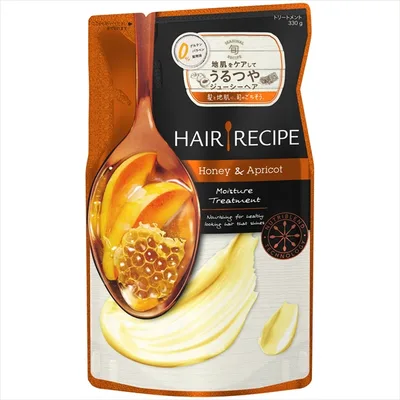 ヘアレシピ ハニーアプリコット エンリッチモイスチャーレシピ トリートメント 詰替え