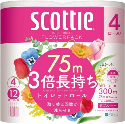 スコッティフラワーパツク3倍長持ちダブル