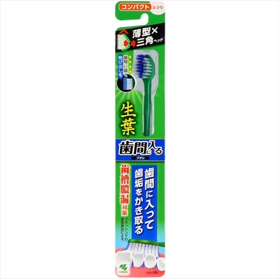 生葉歯間に入るブラシ コンパクト ふつう