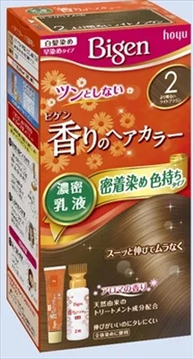 ビゲン 香りのヘアカラー 乳液 2 より明るいライトブラウン