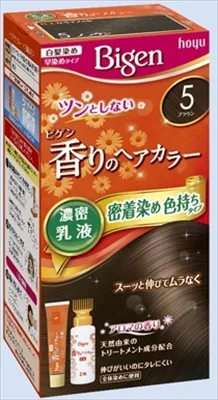 ビゲン 香りのヘアカラー 乳液 5 ブラウン