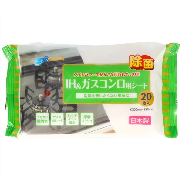 JEL電解水+セスキIH&ガスコンロ用シート