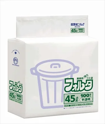 F4H 環優包装フォルタ 45L 白半透明