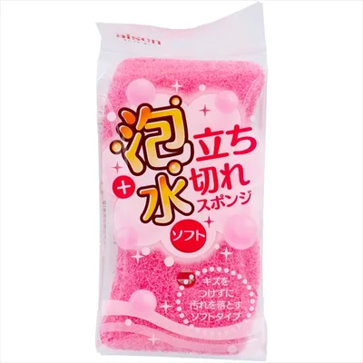 泡立ち・水切れスポンジ ソフト