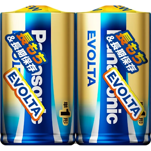 エボルタ単1*2P LR20EJ/2SE