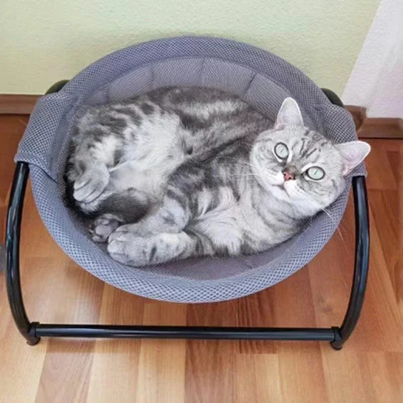 組 通気性 取り外し可能 安定な構造 丸洗い ペット用品 猫用品 ネコベッド 猫寝床 自立式 犬猫用ベッド 猫ハンモックベッド