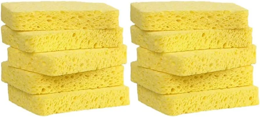 10 個のキッチンクリーニングスポンジスクラブスポンジ食器洗いスポンジスクラバー食器洗いやキッチンでの使用