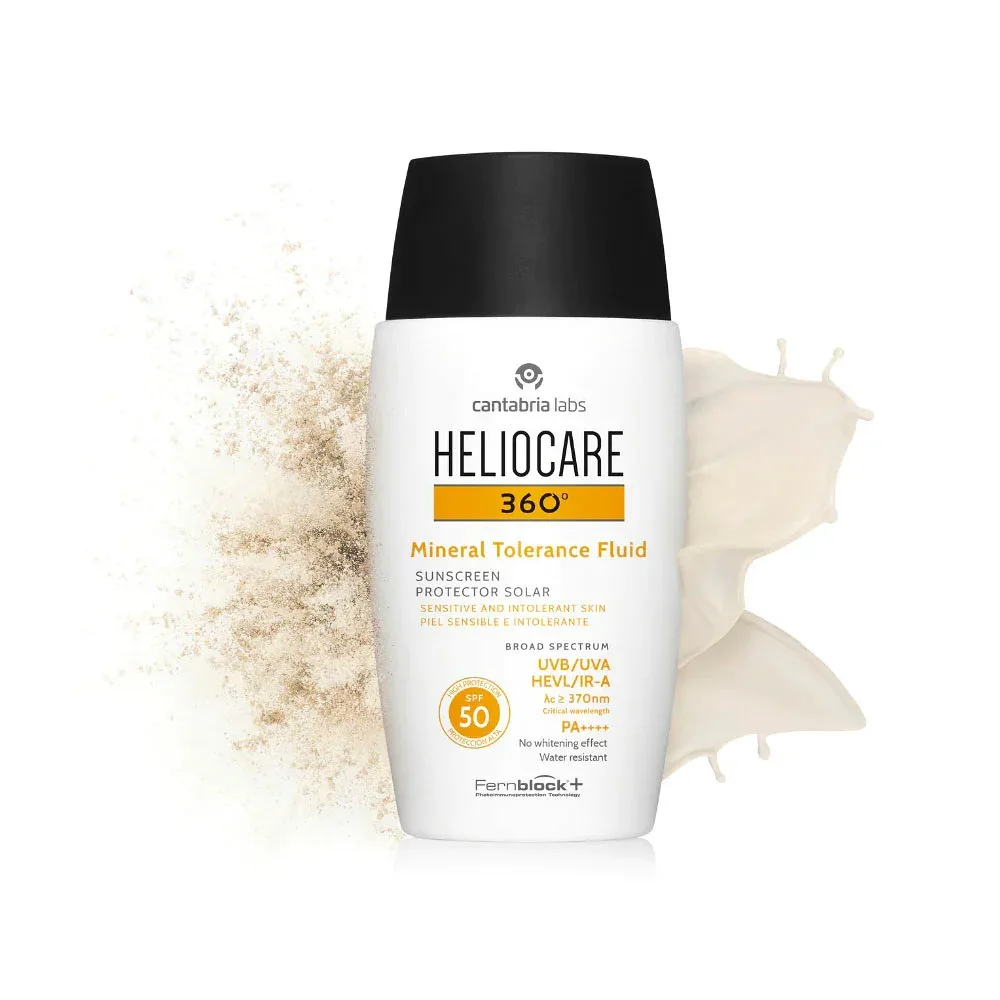【現地直送/格安】 ヘリオケア 360 ミネラル トレランス フルイド SPF50 (50ml)