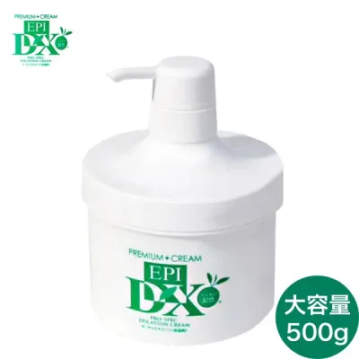 エピ プレミアムクリーム DX 500g 除毛クリーム 【除毛剤 ポンプ式 エステ ムダ毛 腕 Vゾーン ワキ 剛毛 脚 男女兼用 500ml】