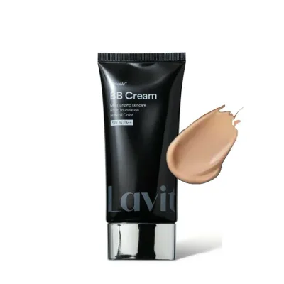 Lavit スピキュール BBクリーム SPF24PA++ 下地 ヒト幹細胞 エキス ビービークリーム 日焼け止め コンシーラー 微細針 エイジングケア ヒアルロン酸 コラーゲン セラミド 紫外線対策 UVカット オールインワン ファンデーション 美容液 クリーム 保湿 乾燥肌 ツヤ