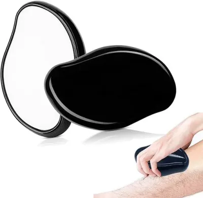 Anwineke 【最新デザイン】脱毛器 無痛 擦るだけ 脱毛器 クリスタルヘアイレイザー レディース メンズ 角質除去 物理脱毛 毛髪の成長速度を抑える 小型 軽量 男女兼用 ファッション お手入…