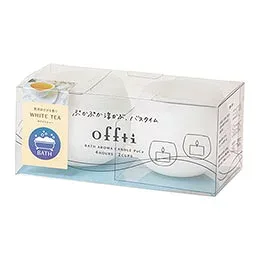 ☆ペガサスキャンドル offti オフティ バスアロマキャンドル プカ ホワイトティー お風呂に浮かべてリラックス offti-6665703