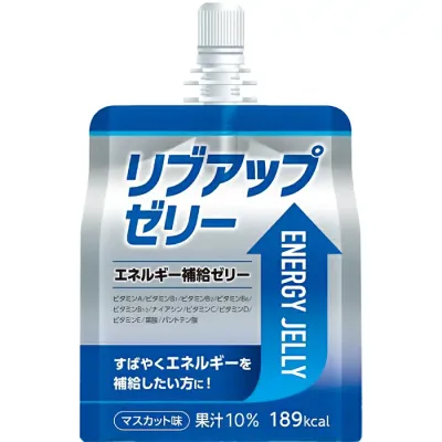 ケース販売 リブアップゼリー エネルギー 180g×30個入 マスカット味 リブ・ラボラトリーズ