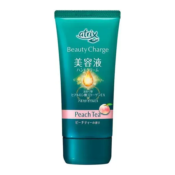 KAO アトリックス ビューティーチャージ ピーチティーの香り 80g ハンドクリーム ジェル ハンドケア スキンケアお一人様5点まで