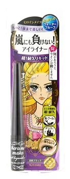 【期間限定特価!お一人様1点限り】 伊勢半 キスミー ヒロインメイク SP インパクトリキッドアイライナー スーパーWP 01 漆黒ブラック (2.5g) 【10/17 09:59まで!】