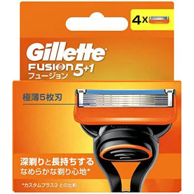 【期間限定特価!お一人様1点限り】 P&G ジレット Gillette フュージョン マニュアル 替刃4コ入 【10/17 09:59まで!】